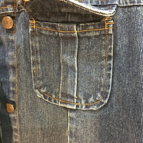 Bill Blass Twill Jean Jacket Vintage - Picture 10 of 16